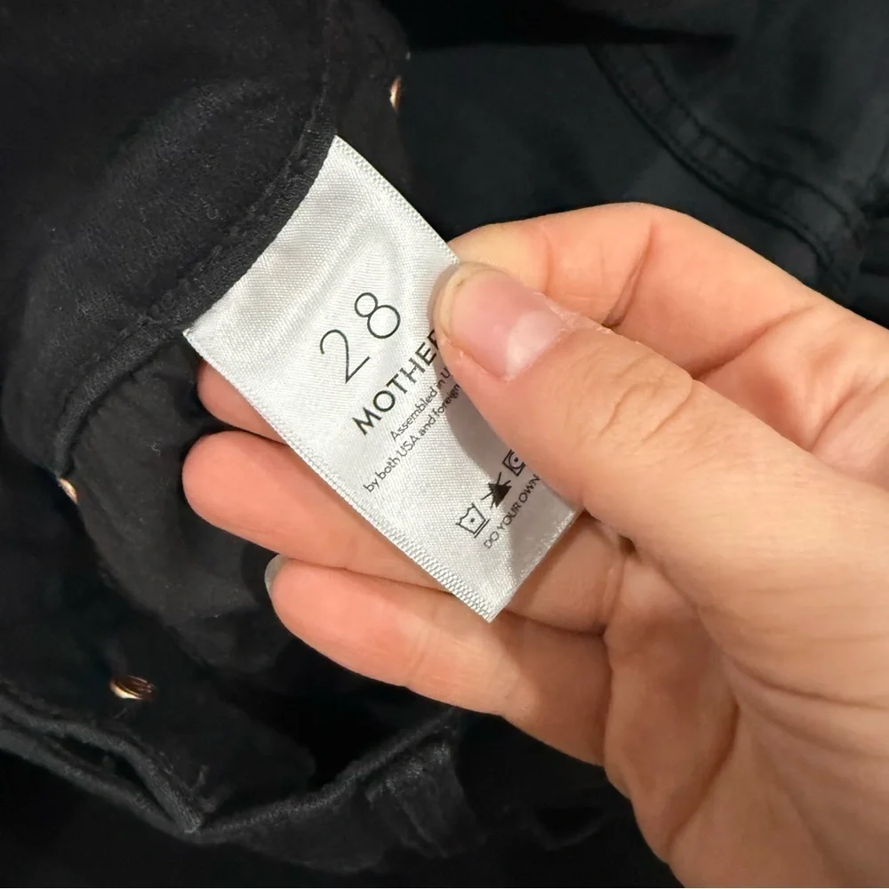Mother Jeans High Waisted Rider Ankle in Not Guilty